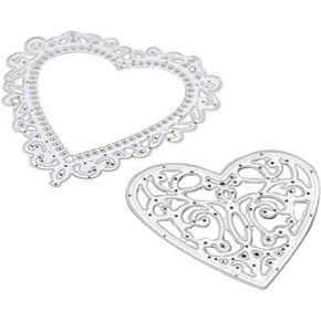 Love Heart Cutting يموت لصنع البطاقات ، وقطع القطع المقطوعة من الإستنسل لألبوم Diy Scrapbooking Photo Photo Decorative Papering Paper