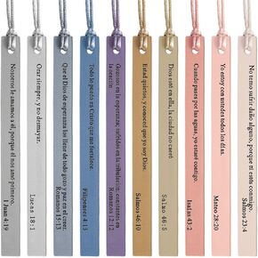 20 PCS Leather Bible Bible Mongmark Epanish for Women ، expladores de biblia en Españo Bible Bible Book Book Divers in Epanish Deed Dener