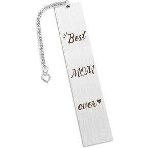 Best Mom Ever Gifts,Mothers Day Birthday Bonus Unique Small Thoughtful Meaningful Useful Special Funny Ideas Christmas Valentines Day Love You Gifts for Mom Mother Wife from Daughters Son Bookmarks