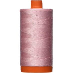 Aurifil 50wt Mako Cotton Thread 1,422 yards - Baby Pink A1050-2423