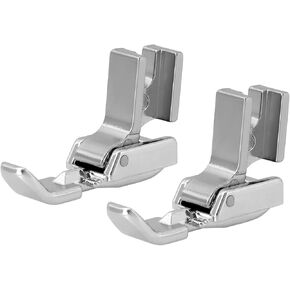 ECSING 2PCS Machine Machine Zipper Foot 7306-2L ZIPPER MACHENT MACHER