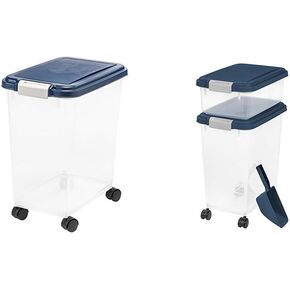 Iris USA ، Inc. Iris Air -Optight Pet Food Contage 3 قطعة محكمة الإغلاق محكمة