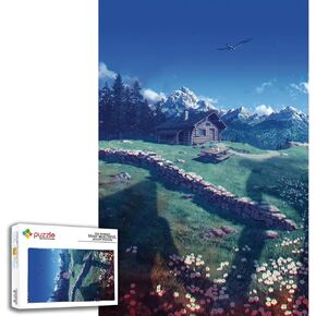 أنيمي بانوراما الألغاز البالغين 1000 قطعة بلغز مجمعة خشبية 29.5x20 في in Kuwait