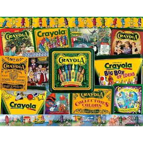 Springbok Crayola Tins 400 Piece Jigsaw Puzzle for Adults and Families