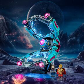 BRIKSMAX Led Lighting Kit for LEGO-76255 The New Guardians' Ship - Compatible with Lego Marvel Building Blocks Model- Not Include Lego Set