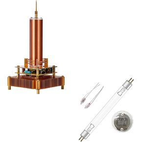 Joytech Music Tesla Coil Acrylic Base Shell Arc Plasma Loudspeaker Wireless Transmission Experiment Desktop Toy Model Tool Lamp Glow Tube Neon Light YS01-YS12
