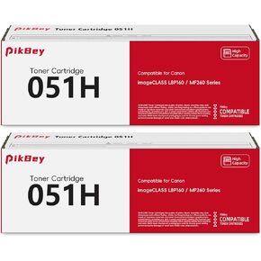 051H High-Yield Black Toner Cartridge 2-Pack Replacement for Canon 051H Toner Cartridges for imageCLASS MF264dw, MF267dw, MF269dw, LBP162dw Printer (2168C001/2169C001)