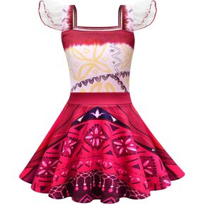 Ocean Princess Dresses for Girls Summer Cartoon Outfit for Little Kids