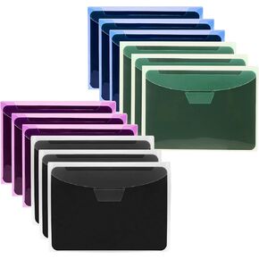 Unimeix 24 PCS ملاءات مغناطيسية لختم تخزين القالب وجيوب تخزين يموت تخزين مقطوع لصنع البطاقات (12 جهاز كمبيوتر شخصي+ 12 قطعة ، سمك 1.2 مم