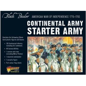 مسحوق Warlord Black Black War War Continental Continental Army Tabletop Miniatures - Miniature Miniature 1700-1900 مجموعة من الجنود ، طاولة غير مصممة أعلى 28 ملم العسكرية للبالغين