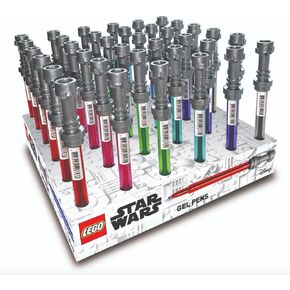 IQ LEGO Star Wars Lightsaber Gel Pen 36 Pack (53289P) - Set for Classroom, Birthday Party Favors, or Office