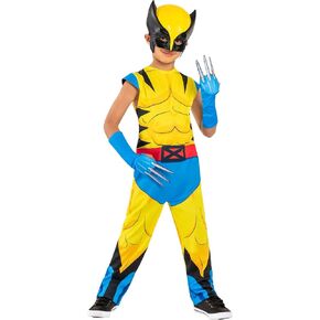 Rubie's 1001398S000 Wolverine Childrens Childrens Fant ، أصفر ، أحجام 7-8