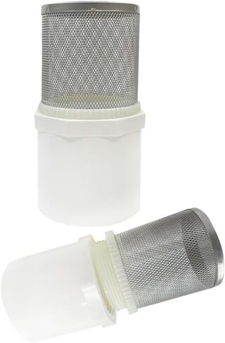 DN20 inch Suction Strainers Stainless Steel Filter Cover Connected to 3/4" DN20 PVC Water Pipe Used to Remove Debris and Reduce Solid Entry in Saudi Arabia
