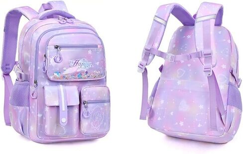 5pcs backpack backpack girls requin - kawaii bookbag school strivers bag bag bag bag bag for stept teen kids casual travel (Blue) in Kuwait