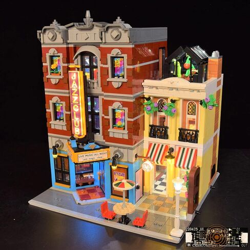 LightGo LED Lighting Kit Designed for Lego 10312 Jazz Club Modular Buildings Set - Not Include Model (Remote Version) in Kuwait