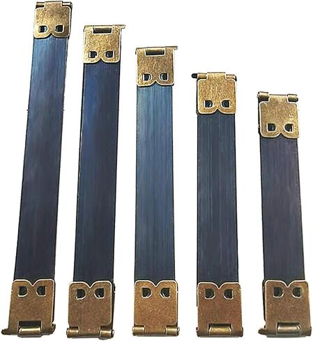 50Pcs Metal Internal Flex Frame Kiss Clasp for Handbag Hinges Spring Bag Accessories for DIY Craft Coin Purse Bag Wallet Sewing Making 3.15/3.54/3.94/4.33/4.73 Inch (Silver) in Kuwait