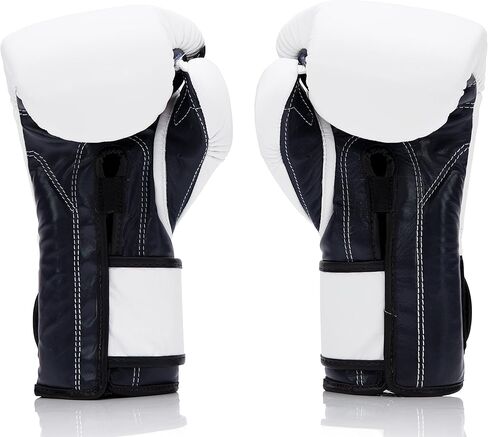 Fairtex Muay Thai Boxing Gloves BGV9 - Heavy Hitter Mexican Style Training & Sparring Gloves for Kick Boxing MMA K69 (Yellow/Black/Black Piping, 14 oz) in Kuwait