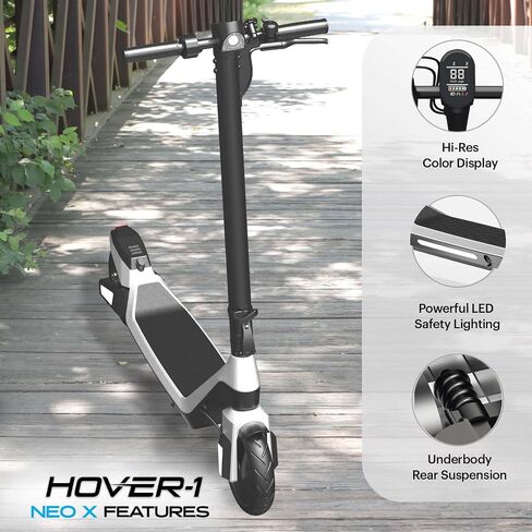 Hover-1 Neo Family Foldable Electric Scooter with 300W/250W/200W Rated Brushless Motor, 16/14/12 mph Max Speed, 8.5"/6.5" Wheels, 10/7 Mile Range Commuting Scooter for Kids & Teens Aged 4 to 16 in Saudi Arabia