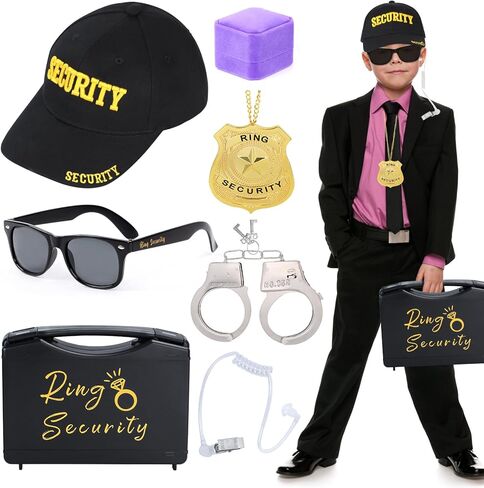 Kyson 7 PCS Ring Bearer Gift Wedding Ring Set in Kuwait