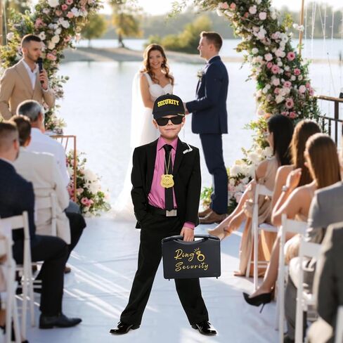 Kyson 7 PCS Ring Bearer Gift Wedding Ring Set in Kuwait