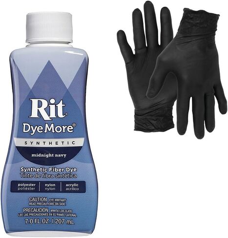 Dye – Rit Synthetic Liquid Fabric Dye for Crafting, Clothing, and Décor – 7 oz. Bottle – with Artisx Nitrile Gloves Included (Frost Gray) in Saudi Arabia