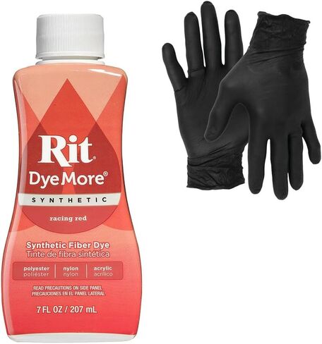 Dye – Rit Synthetic Liquid Fabric Dye for Crafting, Clothing, and Décor – 7 oz. Bottle – with Artisx Nitrile Gloves Included (Frost Gray) in Saudi Arabia