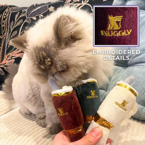 Haute Diggity Kitty Cowgirl Set, Plush Cat Toys Catnip Filled with Interactive Crackle Sound, Safe & Durable Toys for Cat & Kitten, 2 Pcs in Kuwait