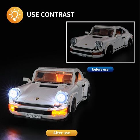 Vaodest LED Light for Lego 76917 Speed Champions Fast & Furious Nissan Skyline GT-R (R34) Toy Car Set,Design and Configuration Compatible with Model 76917 (LED Light Only, Not Building Block Kit) in Kuwait