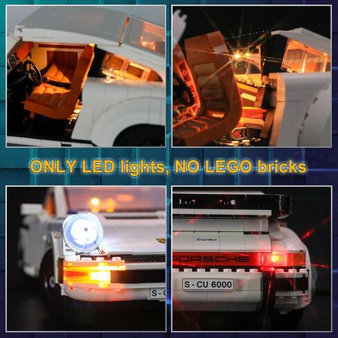 Vaodest LED Light for Lego 76917 Speed Champions Fast & Furious Nissan Skyline GT-R (R34) Toy Car Set,Design and Configuration Compatible with Model 76917 (LED Light Only, Not Building Block Kit) in Kuwait