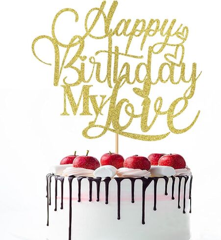 12 PCS Rose Gold Glitter Happy Mother's Day Cupcake Toppers，Mother's Day Cupcake Topper Heart Shaped Cake Picks Cake Accessories，Love You Mom Heart Mother Happy Birthday Party Supplies in Saudi Arabia