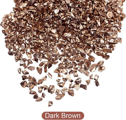 uxcell 20g Crushed Glass Chips, 2-4mm Irregular Metallic Chunky Glitter Glass for Craft DIY Jewelry Vase Filler Epoxy Resin Decoration Purple in Saudi Arabia