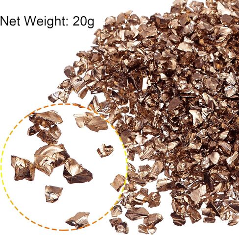 uxcell 20g Crushed Glass Chips, 2-4mm Irregular Metallic Chunky Glitter Glass for Craft DIY Jewelry Vase Filler Epoxy Resin Decoration Purple in Saudi Arabia
