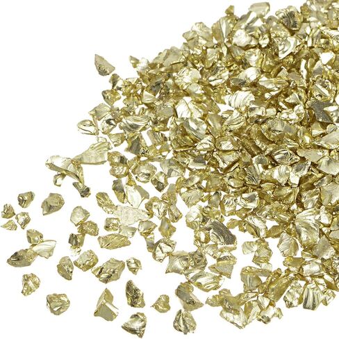 uxcell 20g Crushed Glass Chips, 2-4mm Irregular Metallic Chunky Glitter Glass for Craft DIY Jewelry Vase Filler Epoxy Resin Decoration Purple in Saudi Arabia