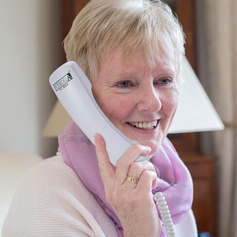 Future Call FC-2804 Big Button Phone for Seniors | 3 Picture Keys and Speakerphone | Amplified Telephones for Hearing Impaired Seniors 40db w/Extra Long 12' Cord | Simple Landline Phones for Seniors in Saudi Arabia