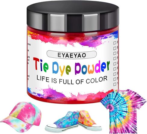 Blue Tie Dye Powder, Fabric Dyes for Clothing, All Purpose Powder Tie Dye, Easy to Use Dye for Cotton, Silk, & Linen, Ultra Concentrated Colors (Blue, 2 Ounce) in Saudi Arabia