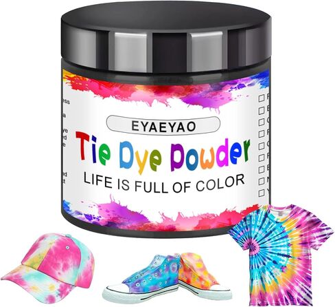 Blue Tie Dye Powder, Fabric Dyes for Clothing, All Purpose Powder Tie Dye, Easy to Use Dye for Cotton, Silk, & Linen, Ultra Concentrated Colors (Blue, 2 Ounce) in Saudi Arabia