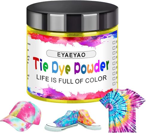 Blue Tie Dye Powder, Fabric Dyes for Clothing, All Purpose Powder Tie Dye, Easy to Use Dye for Cotton, Silk, & Linen, Ultra Concentrated Colors (Blue, 2 Ounce) in Saudi Arabia
