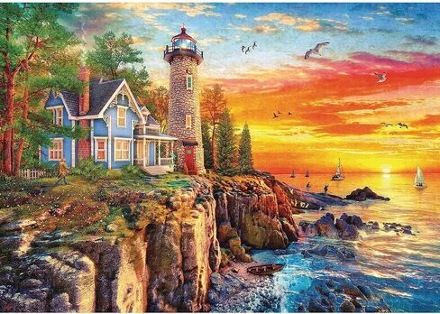 Buffalo Games - Kim Norlien - Starlit Night - 300 Piece Jigsaw Puzzle for Adults -Challenging Puzzle Perfect for Game Nights - Finished Size is 21.25 x 15.00 in Saudi Arabia