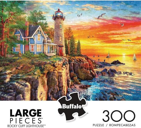 Buffalo Games - Kim Norlien - Starlit Night - 300 Piece Jigsaw Puzzle for Adults -Challenging Puzzle Perfect for Game Nights - Finished Size is 21.25 x 15.00 in Saudi Arabia