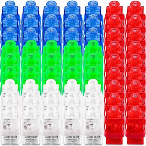 60 Pcs LED Finger Lights, Led Party Finger Lights, Finger Flashlights Light Up Ring Lights Toys, Glow in The Dark Party Supplies, Finger Ring Toys for Holiday,Concert Shows,Raves, 4 Color in Saudi Arabia