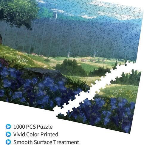 Anime Jigsaw Puzzles Adults 1000 Pieces Wooden Collage Puzzle 29.5x20 in in Kuwait