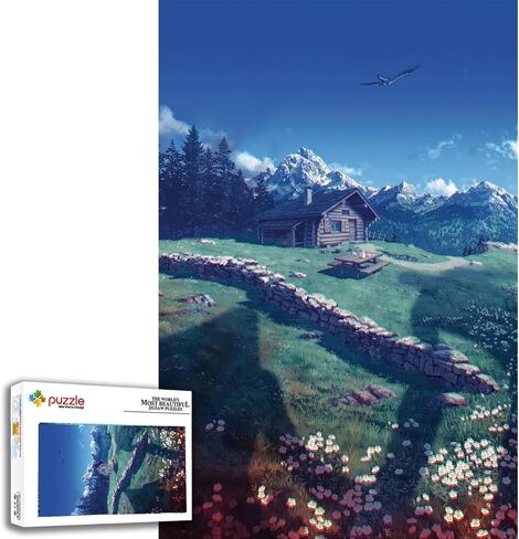 أنيمي بانوراما الألغاز البالغين 1000 قطعة بلغز مجمعة خشبية 29.5x20 في in Kuwait