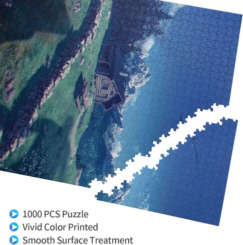 أنيمي بانوراما الألغاز البالغين 1000 قطعة بلغز مجمعة خشبية 29.5x20 في in Kuwait