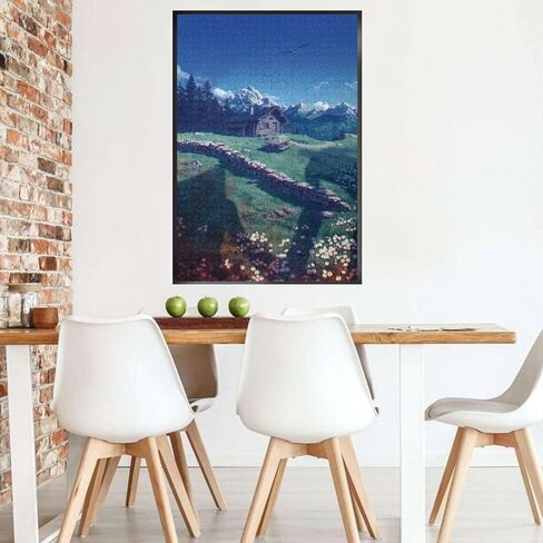 أنيمي بانوراما الألغاز البالغين 1000 قطعة بلغز مجمعة خشبية 29.5x20 في in Kuwait