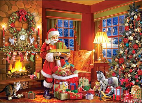 RoseArt - Kodak Premium - Christmas Magic - 1000 Piece Jigsaw Puzzle for Adults in Kuwait