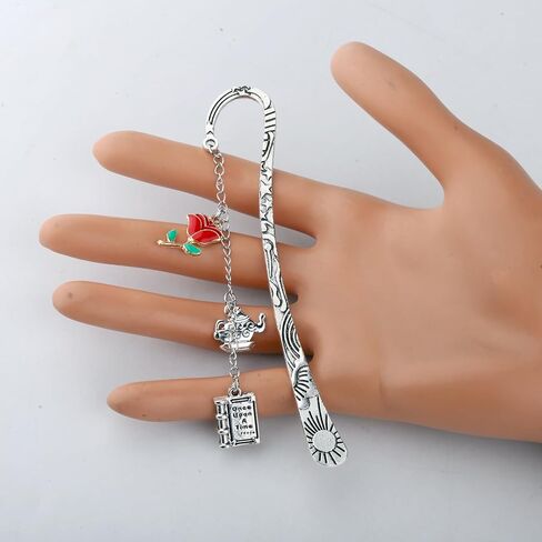 MAOFAED Fairy Tale Gift Princess Belle Gift Metal Bookmark for Reader Book Lover Bookish Bookworm Book Nerd (beautybeast Bookmark) in Kuwait