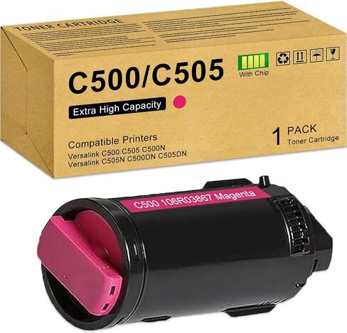 VersaLink C500/C505 106R03869 Black Extra High Capacity Toner Cartridge Compatible for Versalink C500 C505 C500N C505N C500DN C505DN Printers (12,500 Pages) in Saudi Arabia