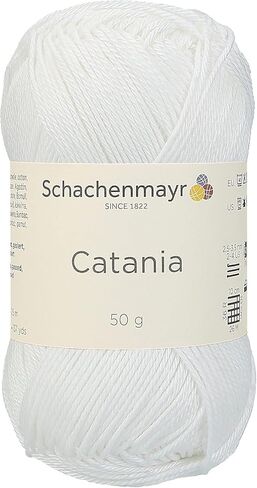 Schachenmayr (SMC) Catania Originals - 100 ٪ غزل قطنية مضيئة بنسبة 100 جرام (1.76 أوقية) ، 125 مترًا (136 ياردة) - Sport Sport #2 - خيط ناعم ودائم لـ Amigurumi و Knitting و Crochet & Baby (218) in Saudi Arabia
