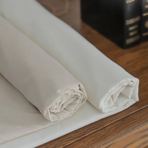 Simple&Opulence 100% Cotton Muslin Fabric, 59" inch Wide Soft, Breathable, and Versatile Material for Sewing, Crafts, and Home Decor (Bleached, 1 Yard) in Saudi Arabia