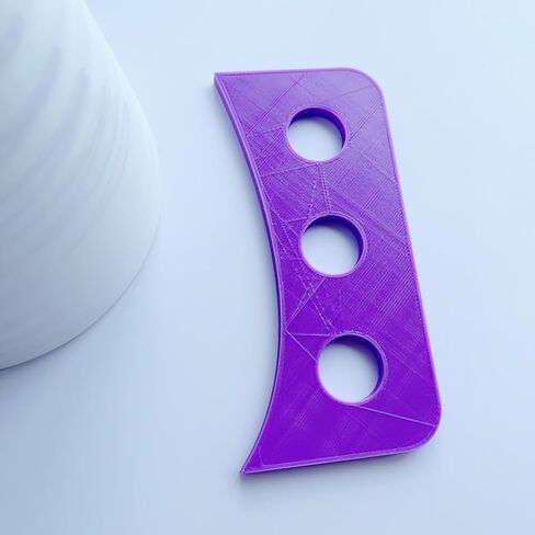 Pottery Rib for Mugs and Cups, Pottery Throwing Rib, Ceramic Shaping Tool, 3D Printed Clay Shaper (5 INCH Height) in Saudi Arabia